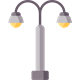 simbolo lampada stradale
